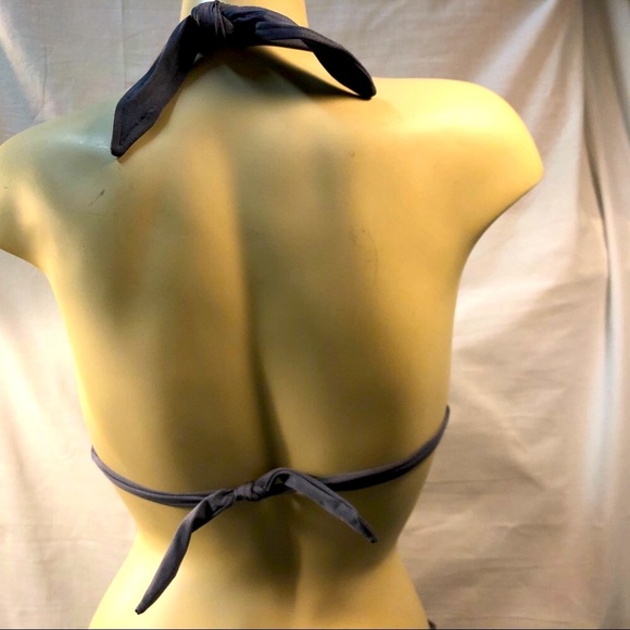 Gray Triangle Bikini Top - Picture 2 of 5